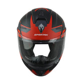 Casco Spartan Draken S Sun Ray Negro Rojo